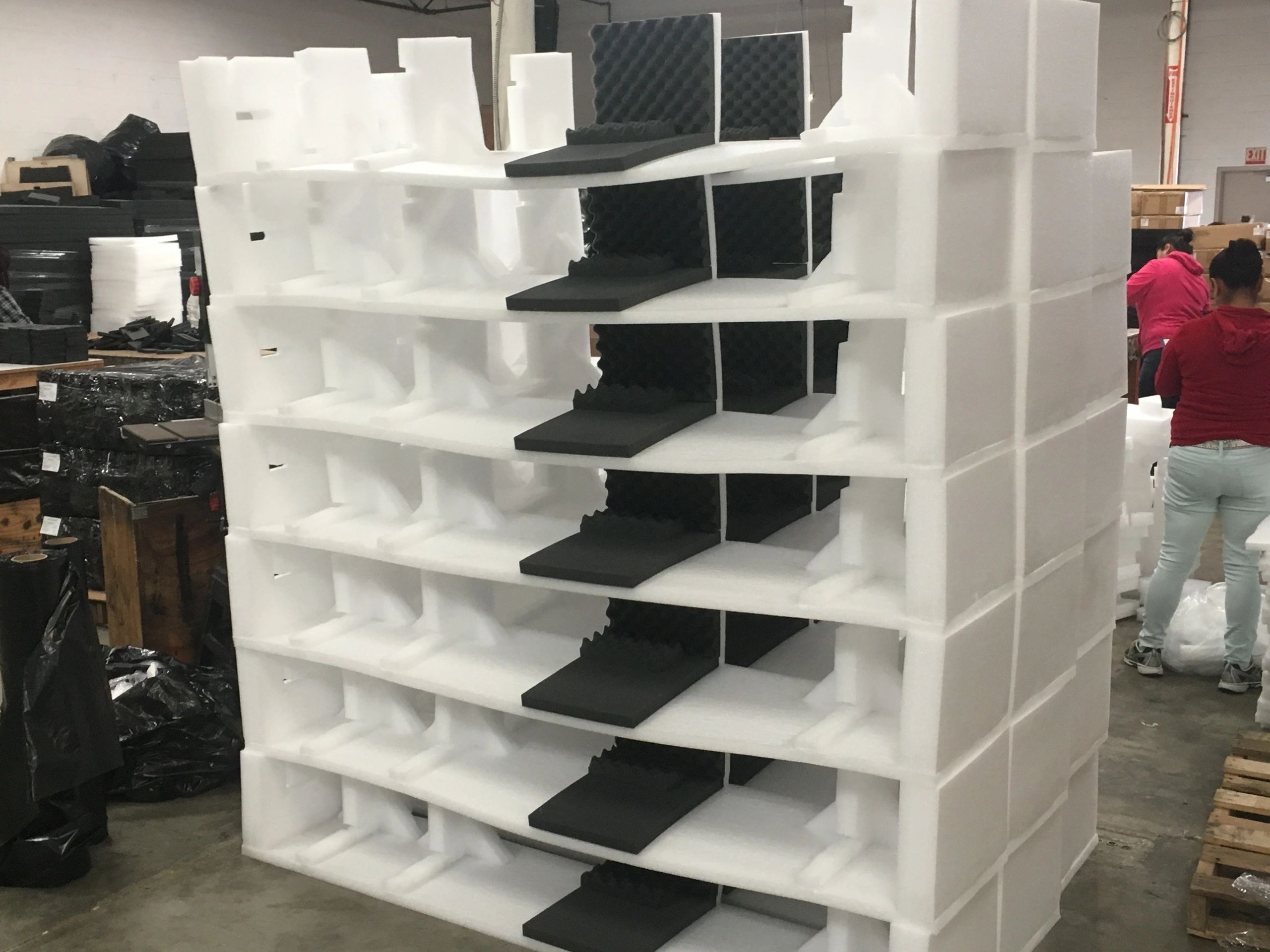 Large modular display structure