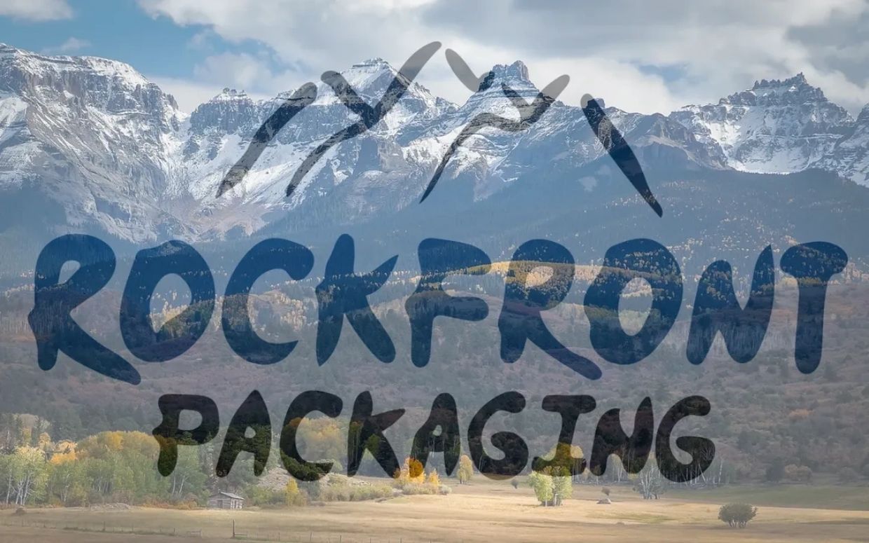 Mountain landscape with Rockfront Packaging